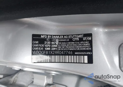 2009 Mercedes-Benz C 300 Luxury 4Matic/Sport 4Matic z USA, uszkodzony, nr VIN WDDGF81X29R047746